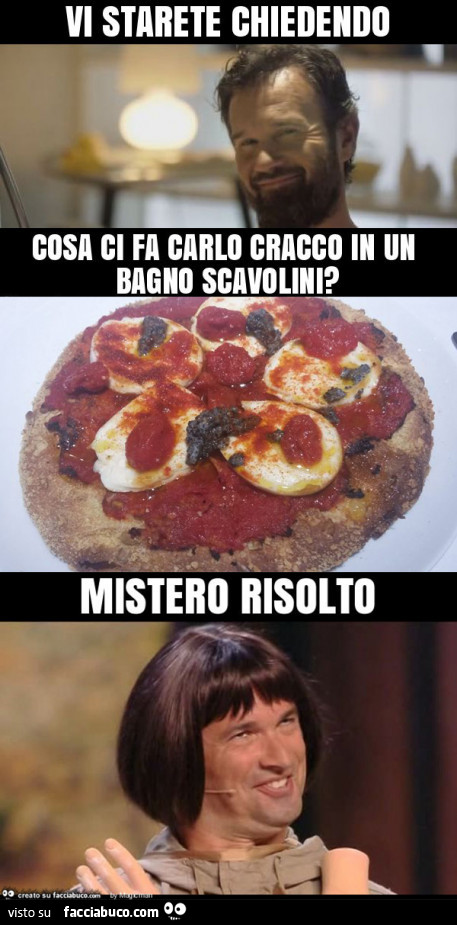La pizza di Carlo Cracco
