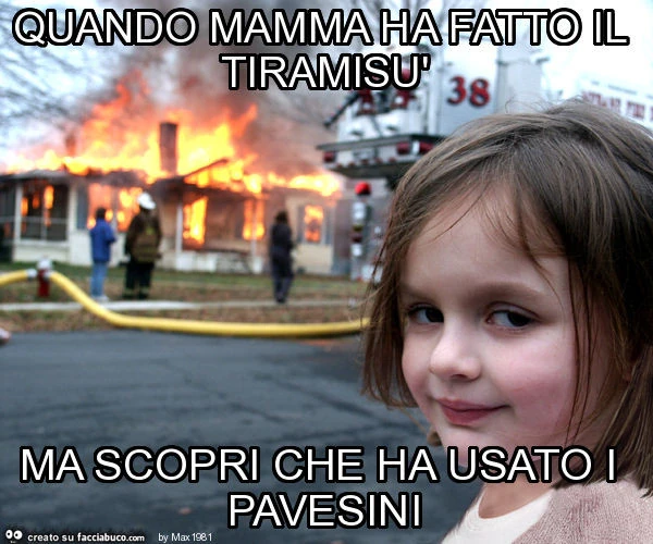 Quando mamma ha fatto il tiramisù ma scopri che ha usato i pavesini